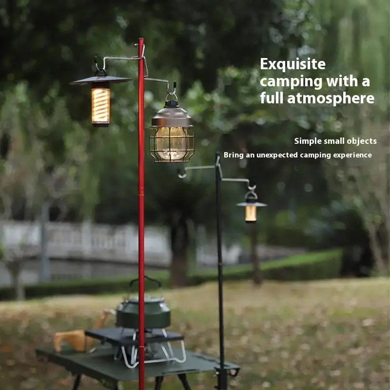 Fishing Equipment Jet - 1Set Camping Lantern Stand Detachable Aluminium