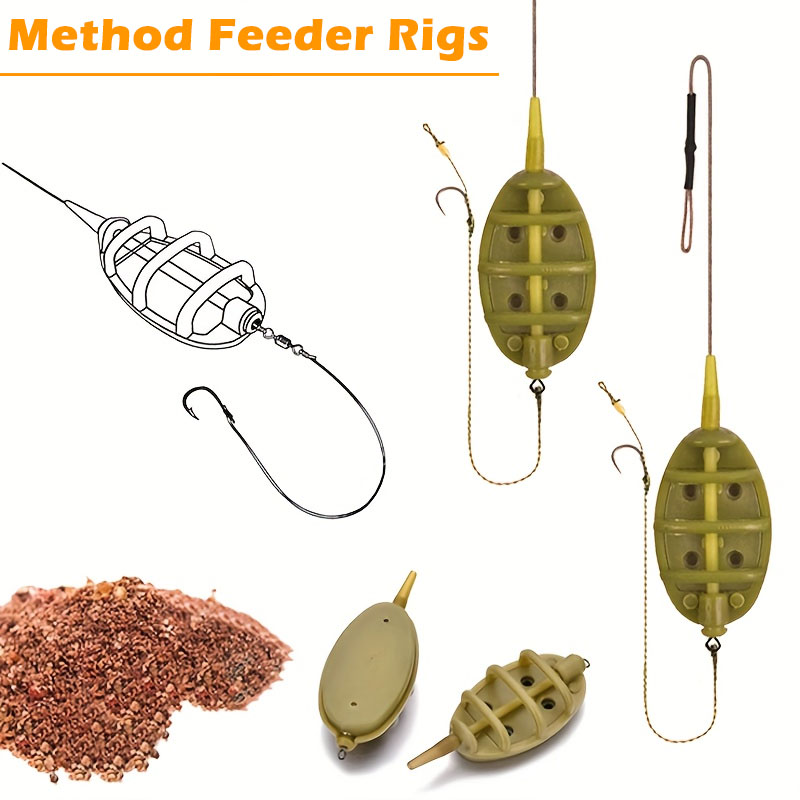 Freshwater Fishing Kit - Inline Method Feeder Rigs Kit |