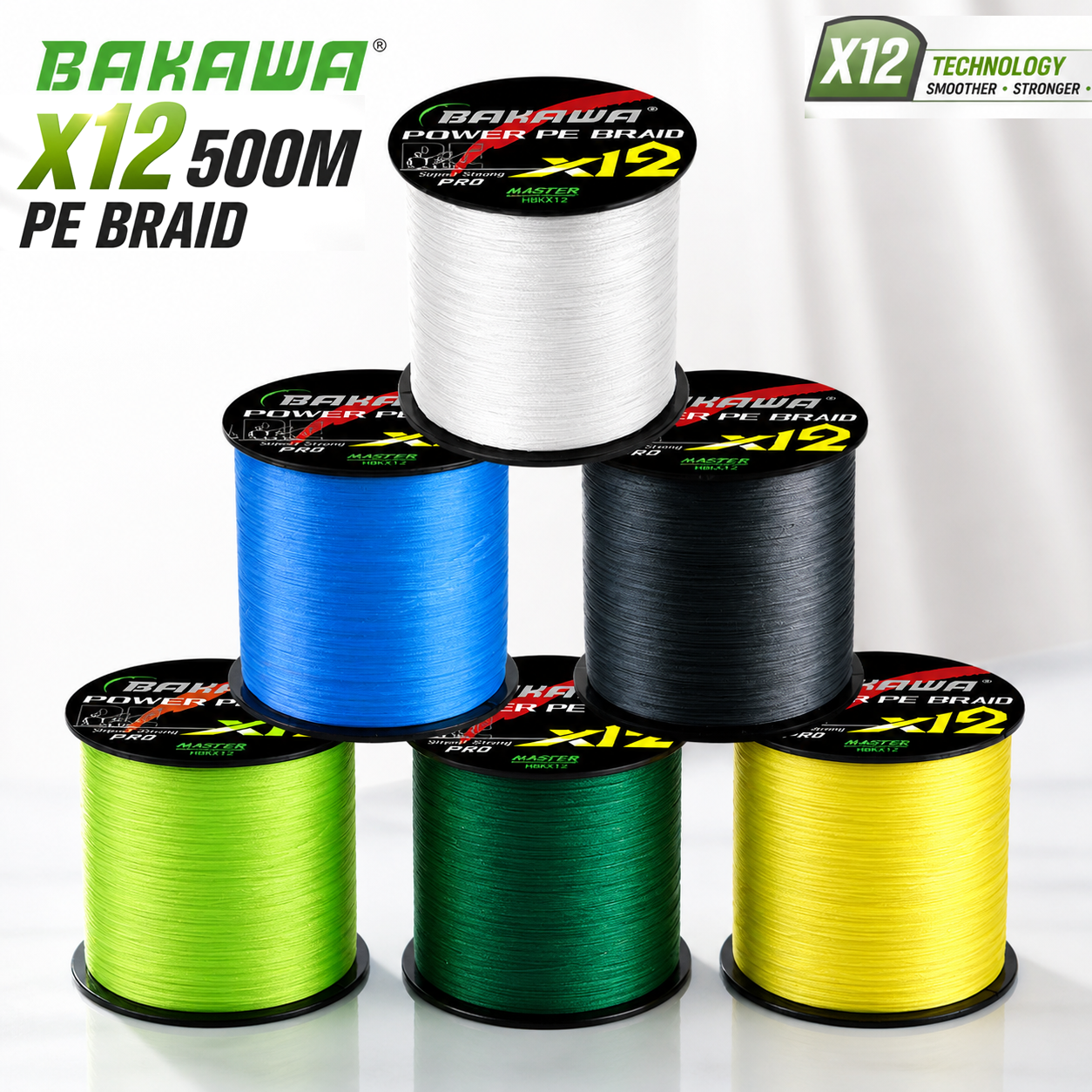 Fishing Equipment In Japanese - BAKAWA 12 Strand Braided Fishing Line