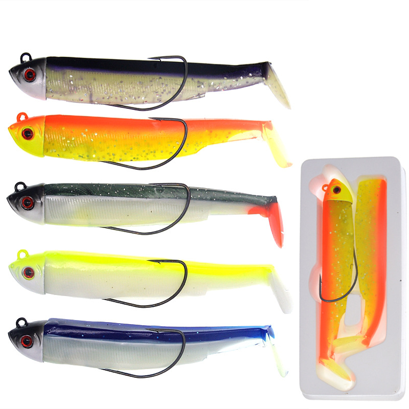 Jig Head Lure - Ocean Fishing Jig Head Worm Hook