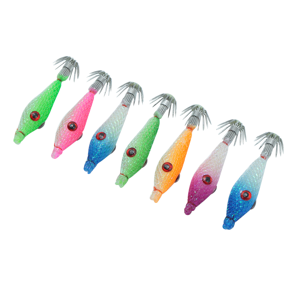 Tackle Box - 7 Pcs Octopus Cuttlefish Fishing Bait