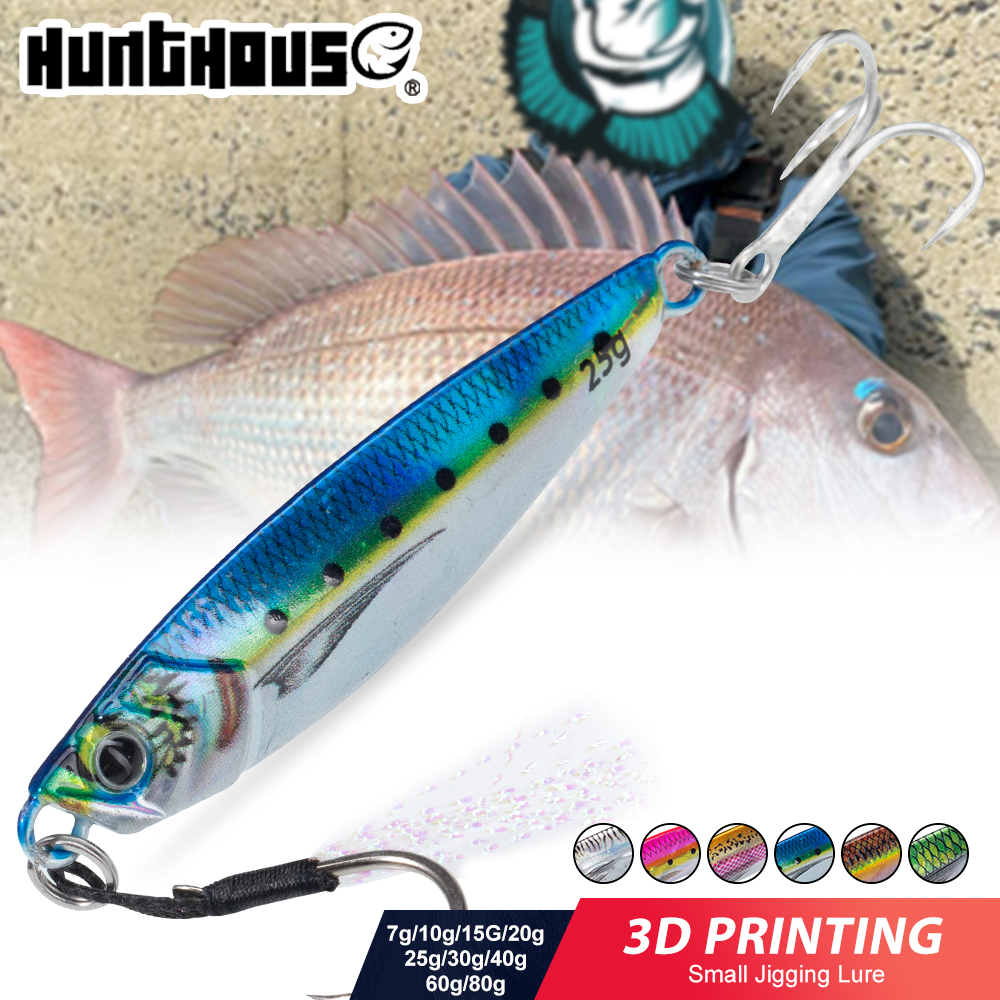 Jig Head Lure - Hunthouse Metal Jig Fishing Lure Sinking