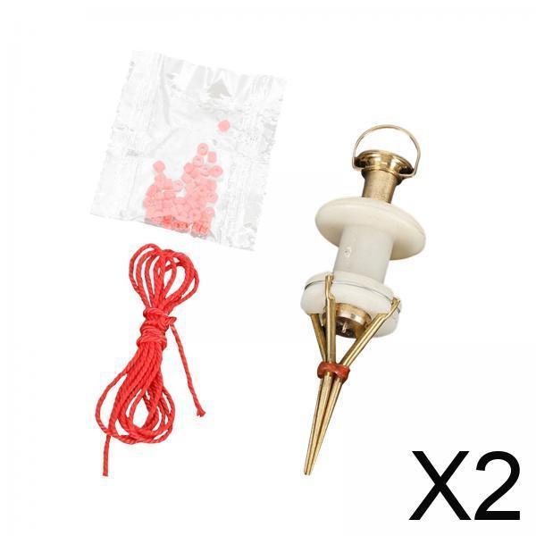 Fishing Lure - 2x Bloodworm Earthworm Clip, Portable 4