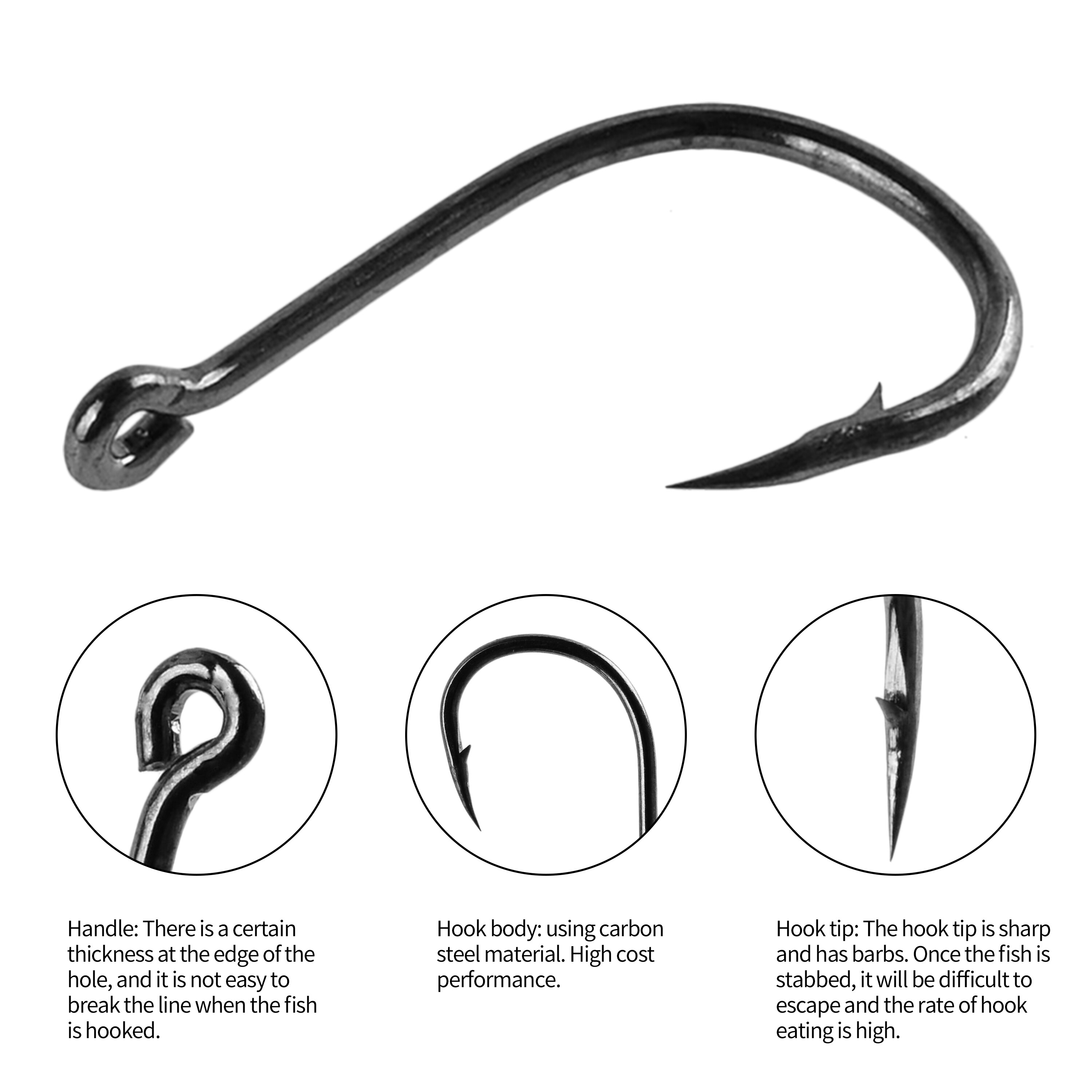 100Pcs Set High Carbon Steel S - Fishing Equipment Jet บทวิจารณ์และราคา