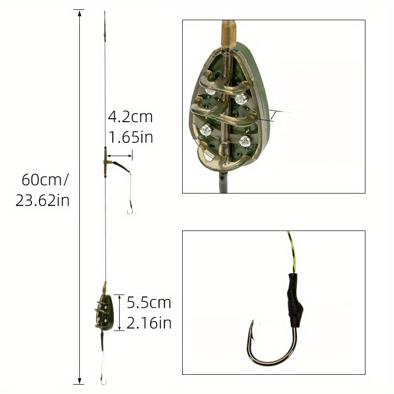 1pc Carp Fishing Feeder Kit Fe - Freshwater Fishing Kit บทวิจารณ์และราคา