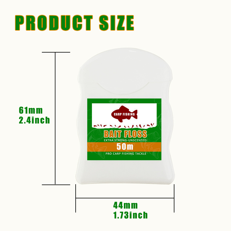 1pc/2pcs 50m Carp Fishing Bait - Freshwater Fishing Kit บทวิจารณ์และราคา