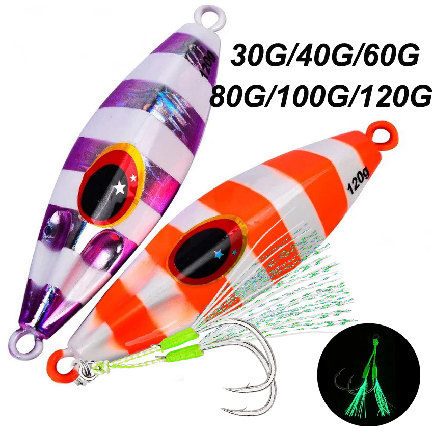 30g 40g 60g 80g 100g 120g Meta - Jig Head Lure บทวิจารณ์และราคา