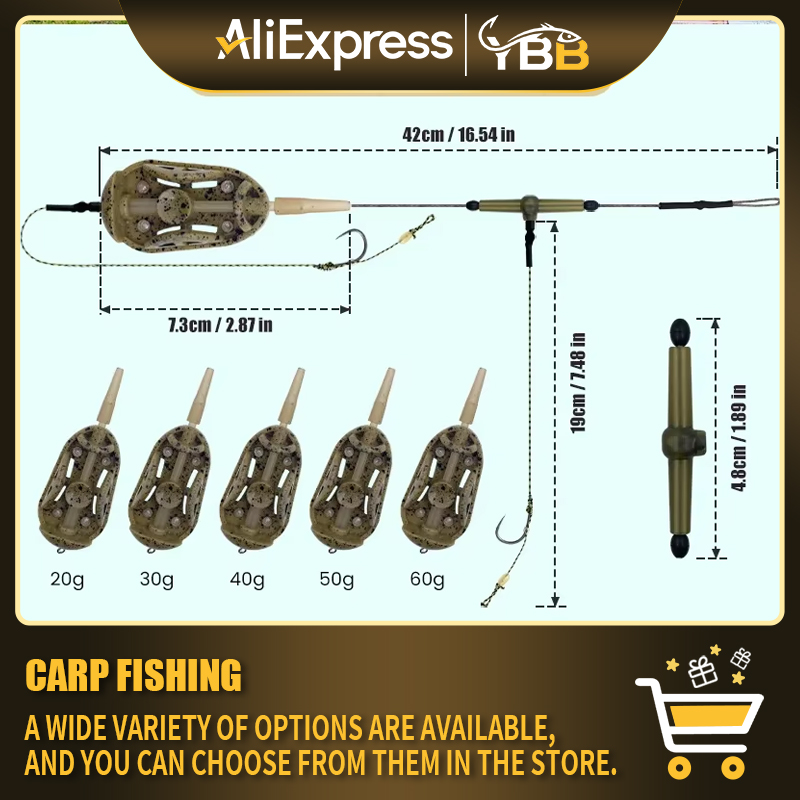 Pre-Tied Carp Fishing Hair Rig - Freshwater Fishing Kit บทวิจารณ์และราคา