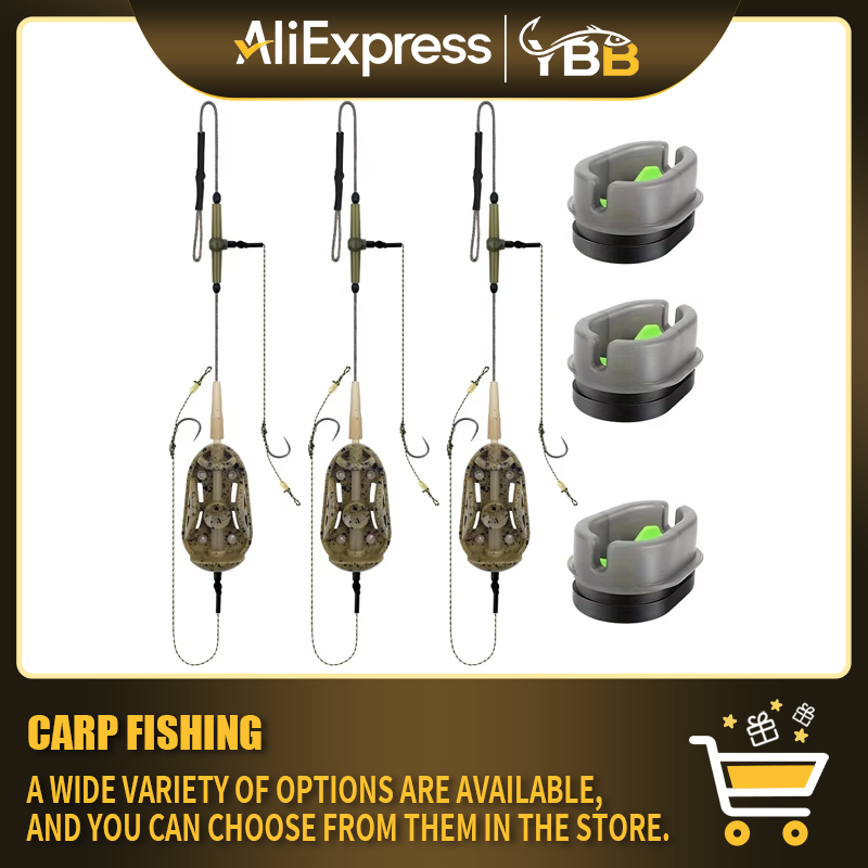 Pre-Tied Carp Fishing Hair Rig - Freshwater Fishing Kit บทวิจารณ์และราคา
