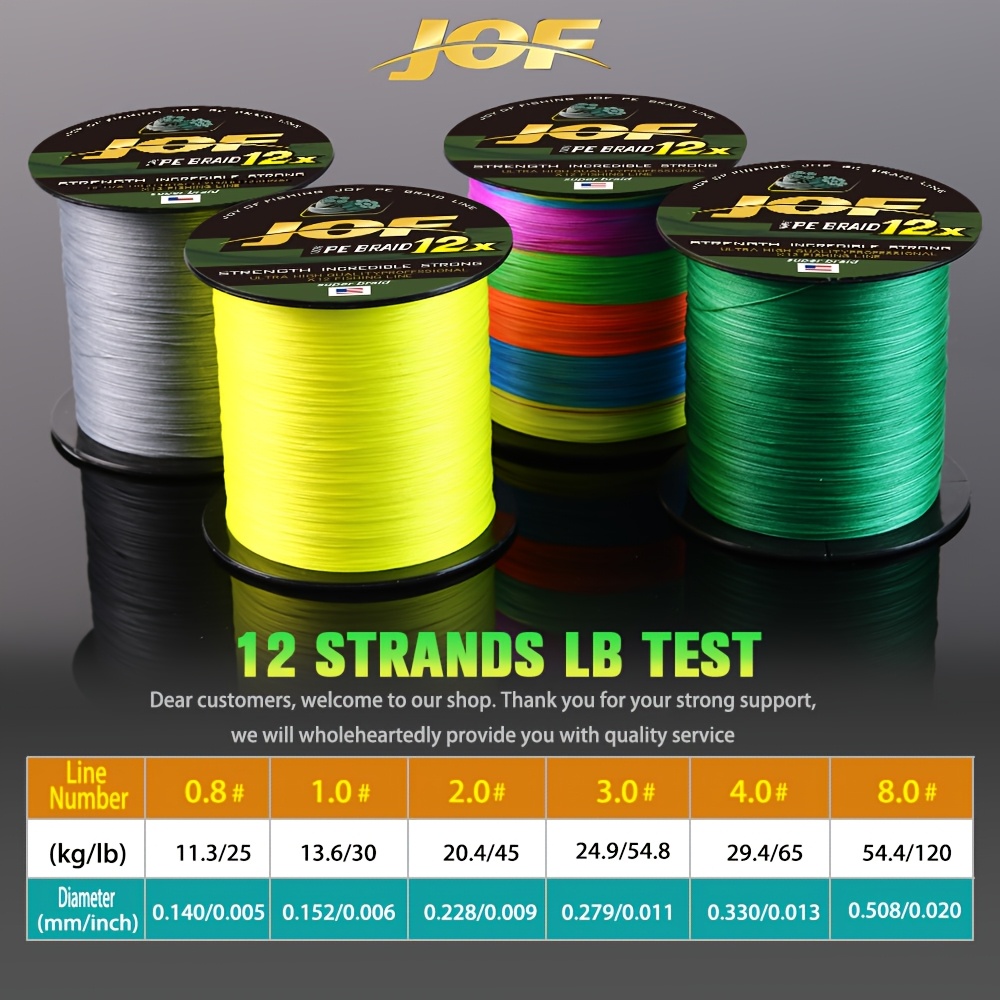 JOF 12 Strands Fishing Line 30 - Fishing Equipment In Japanese บทวิจารณ์และราคา