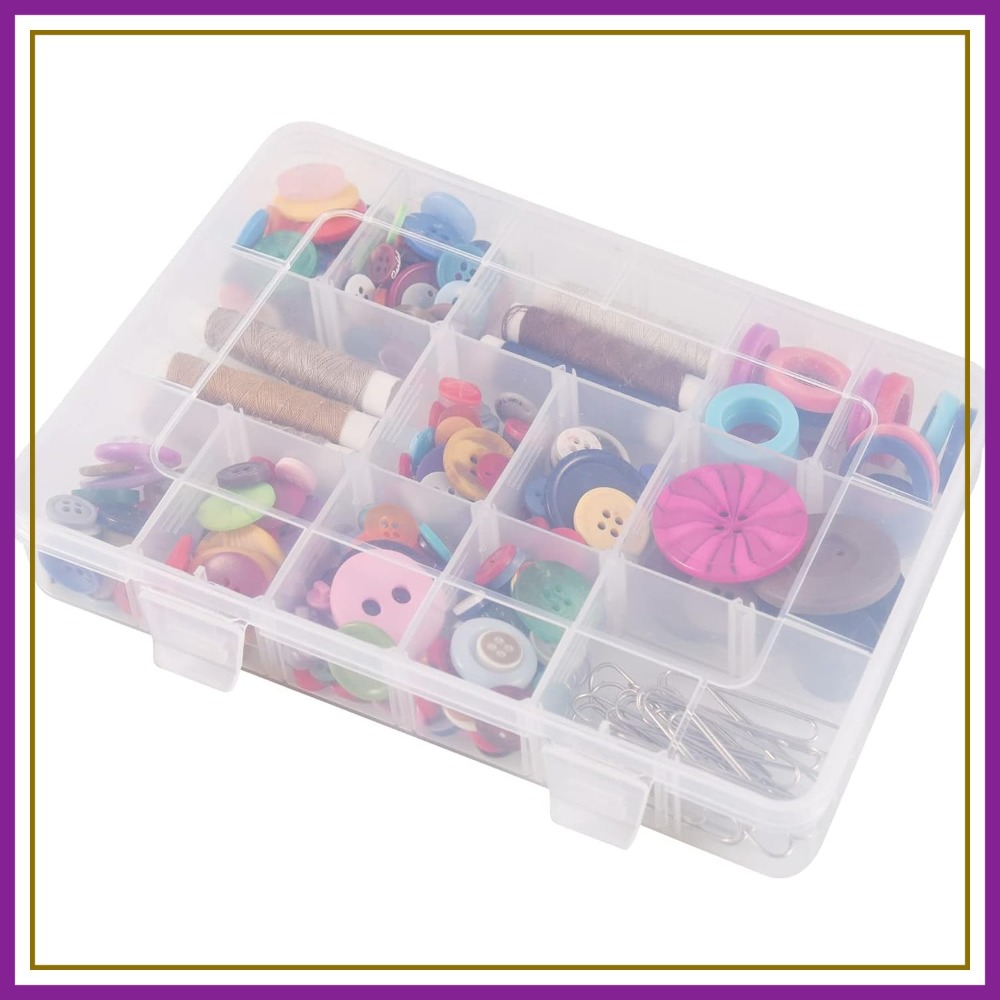 18 Grids Plastic Organizer Box - Tackle Box บทวิจารณ์และราคา