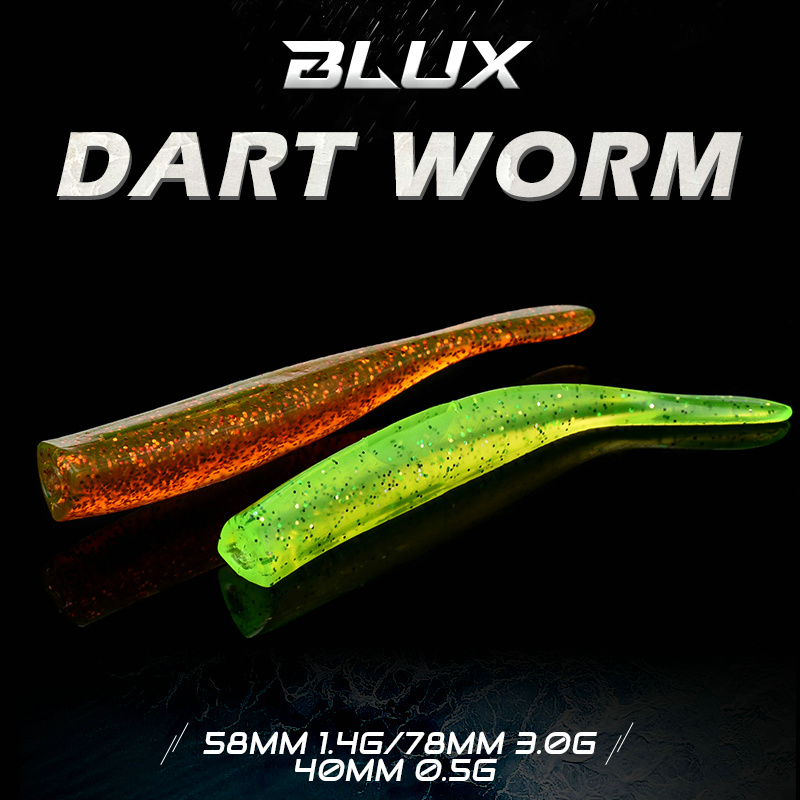 BLUX New Dart Worm Soft Bait 5 - Jig Head Lure บทวิจารณ์และราคา