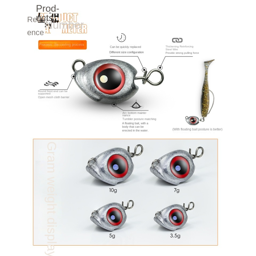 10pcs 3.5g/5g/7g/10g Swimbait  - Jig Head Lure บทวิจารณ์และราคา