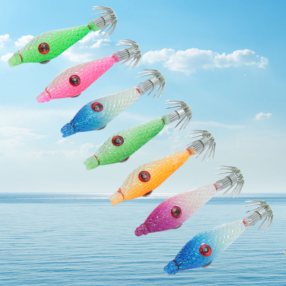 7 Pcs Octopus Cuttlefish Fishi - Tackle Box บทวิจารณ์และราคา