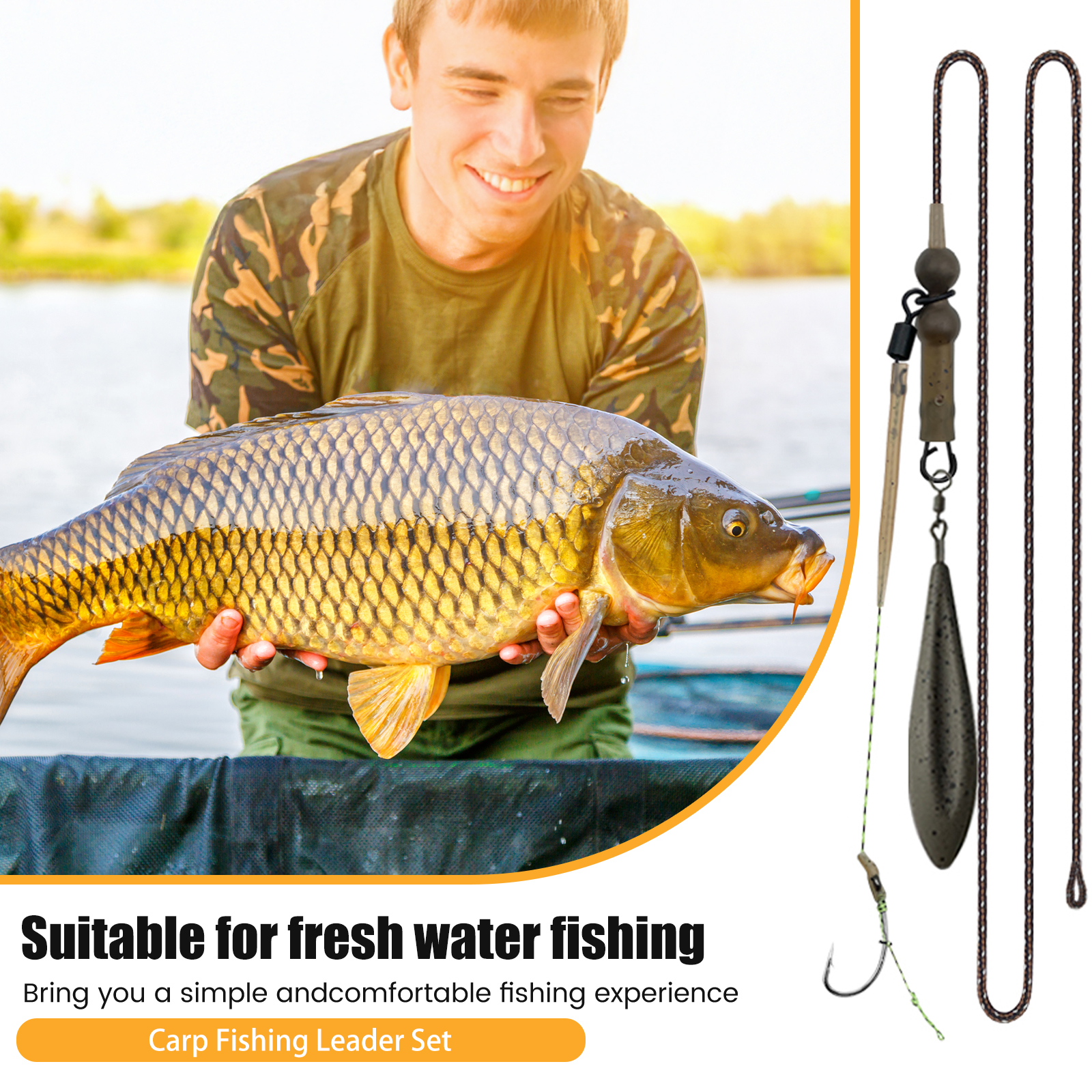 YOTO Euro Carp Fishing Helicop - Freshwater Fishing Kit บทวิจารณ์และราคา