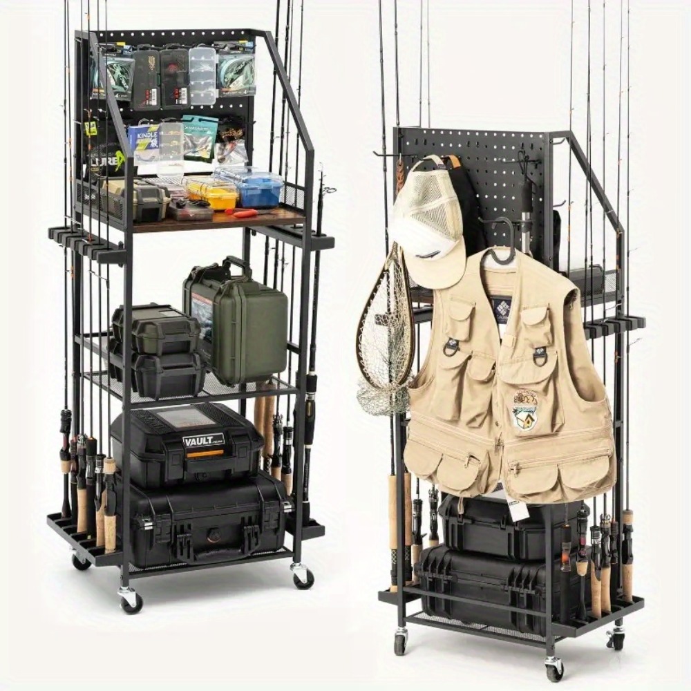 Fishing Rod Holders for Garage - Tackle Box บทวิจารณ์และราคา