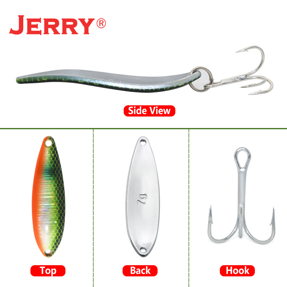 Jerry JD Artificial Spoon Lure - Jig Head Lure บทวิจารณ์และราคา