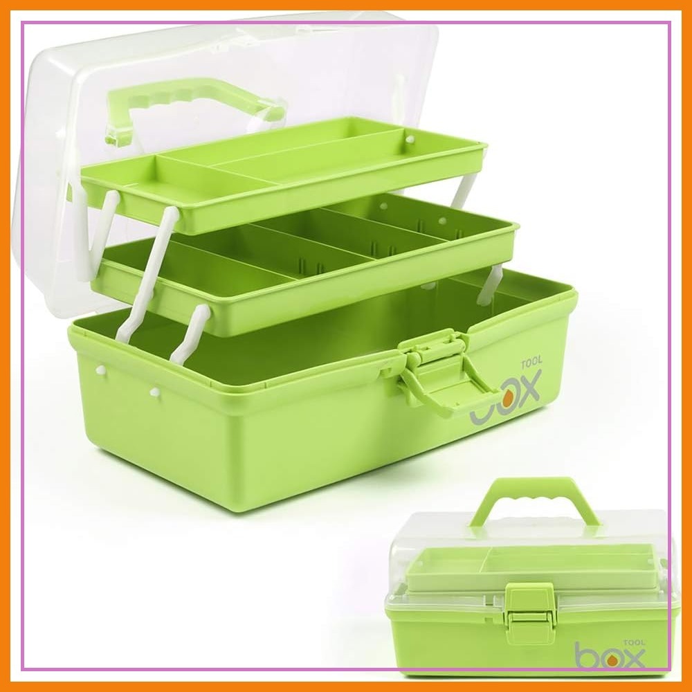 3-Layer Portable Folding Tackl - Tackle Box บทวิจารณ์และราคา