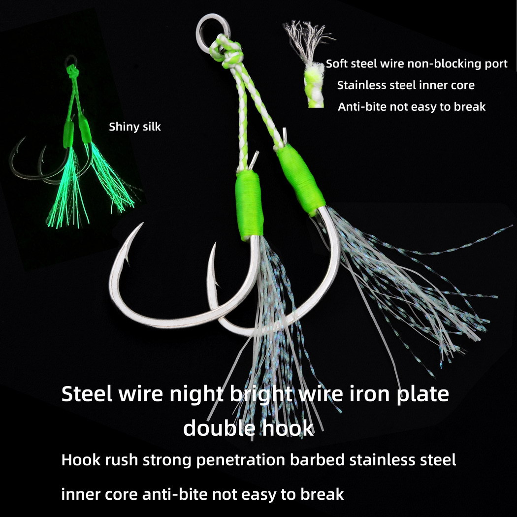1pcs High quality Metal Night  - Jig Head Lure บทวิจารณ์และราคา