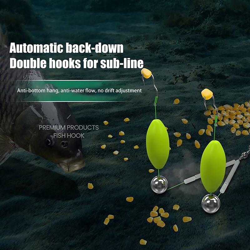 Double Hook Fishing Hair Rigs  - Fishing Equipment Jet บทวิจารณ์และราคา